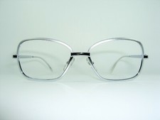 Morel, luxury eyeglasses, Aviator, square, Platinum plated, frames, NOS vintage