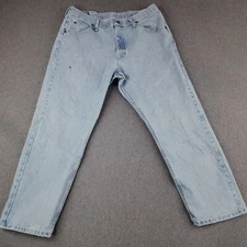 Vintage Wrangler Men's Jeans Size 36x29 Boot Cut 100% Cotton