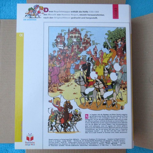 MOSAIK Digedags REPRINTMAPPE 12 - OHNE Hefte 133-144 Hannes Hegen Z0 Z1 - Picture 7 of 8
