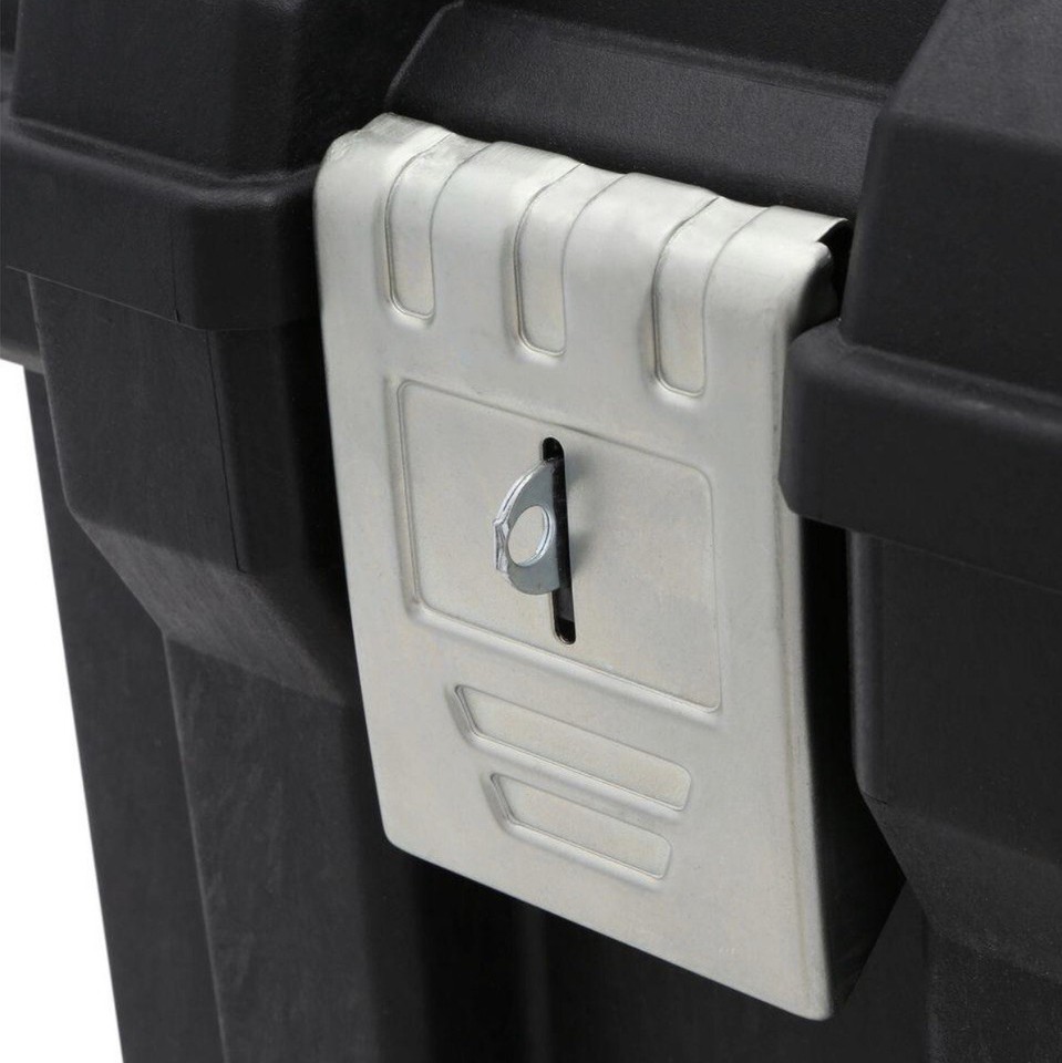 Husky 37 in. Rolling Tool Box Utility Cart Black w/ Lock & Tool Tray eBay