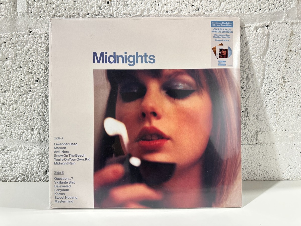 Midnights (Moonstone Blue Edition) by Taylor Swift (Record