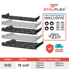 19-Zoll 1HE Fachboden PRO RACK Serverschrank ...