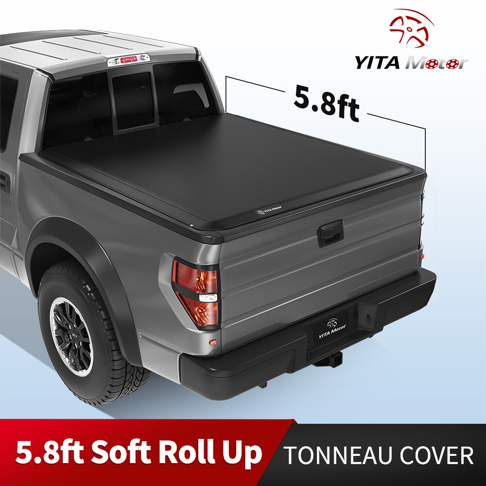 Fit 19-24 Chevy Silverado GMC Sierra 1500 5.8ft Truck Bed Mat 3D Cargo Liner TPE - View #5