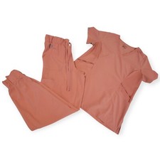 Hanes Comfort Fit Scrub Set Top Size M Jogger Size S