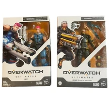 HASBRO OVERWATCH ULTIMATES LOT 2 Zarya Soldier 76 New