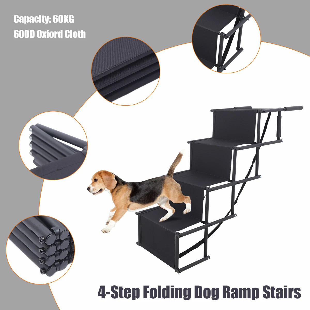 30 inch dog stairs top