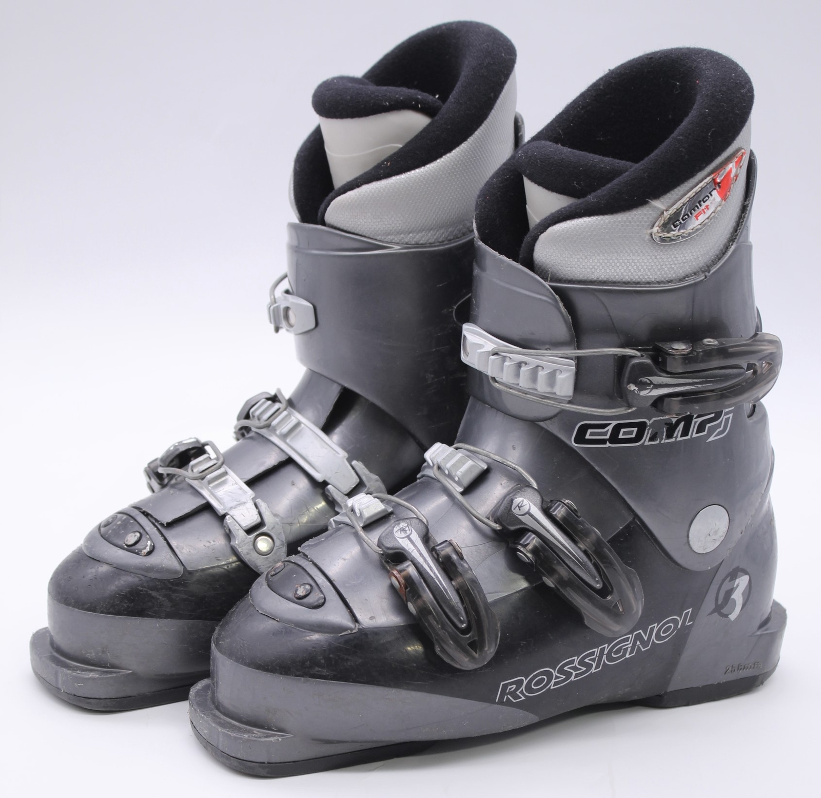 Rossignol Comp J3 Kids Ski Boots Size 3.5 / Mondo 21.5 Used eBay