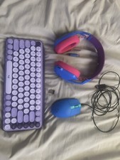 Logitech Bundle keyboard,mouse,headset 