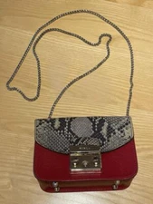 Furla Shoulder Bag Metropolis Chain From Japan Used
