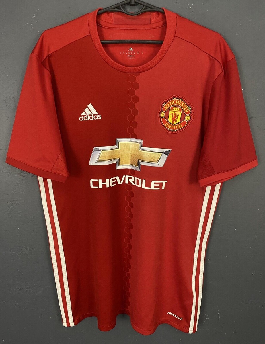 MENS FC MANCHESTER UNITED 2016/2017 POGBA #6 FOOTBALL SOCCER SHIRT
