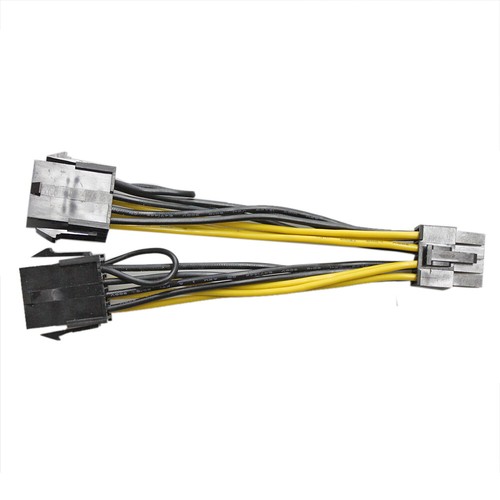 For NVIDIA dual 8 to 8 Power Adapter Cable Tesla K80 M40 Grid M60 P40 P100 GPU - Picture 2 of 6