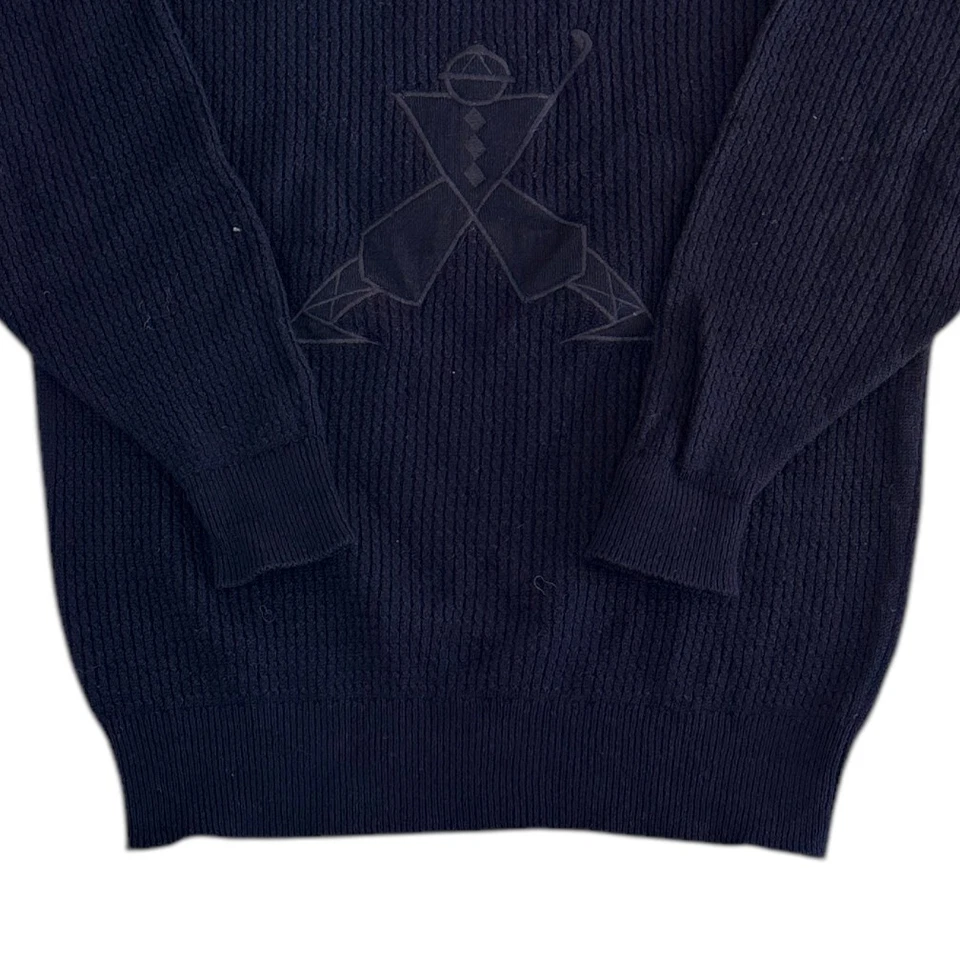 Pringle Nick Faldo Golf Knit Jumper 100% Pure Wool Scotland Blue Mens Medium - Image 4 of 4