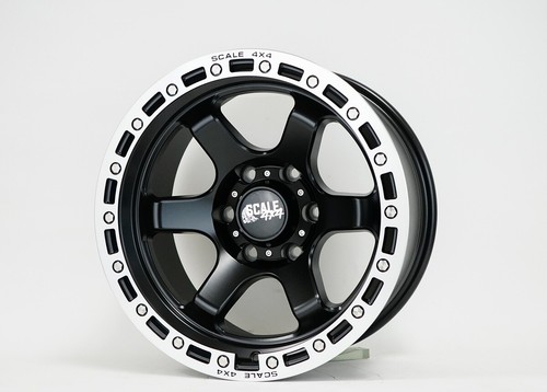 17x9 -25 Scale 4x4 S03 6x139.7 Matte Black w/ Machine Beadlock Wheels (Set of 4) - Picture 3 of 3