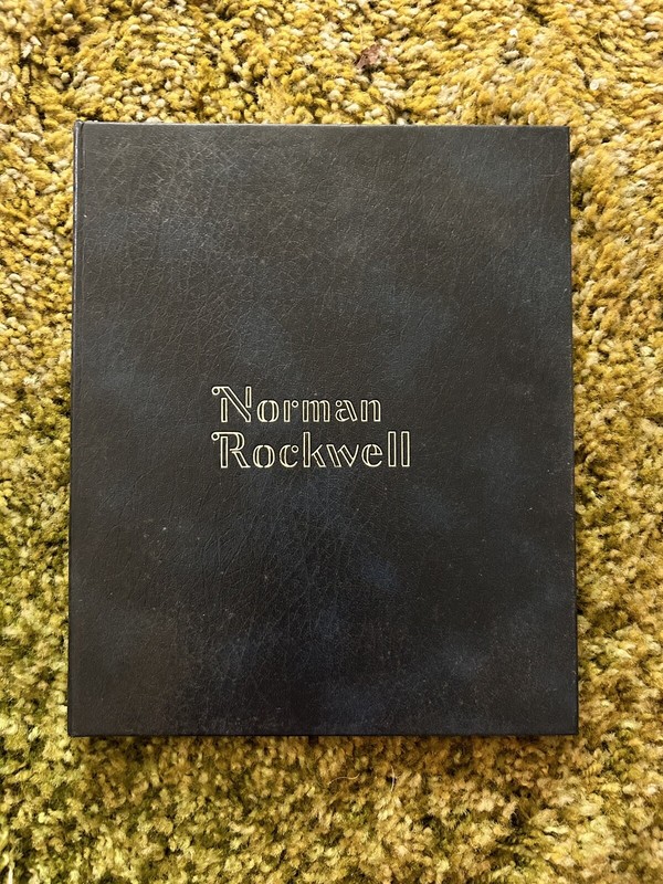 1979 - Norman Rockwell- His "Famous triple portrait" in a folio binder