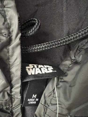 Officially Licensed Star Wars Darth Vader Medium Windbreaker Jacket Disney - Picture 4 of 8
