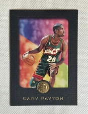 1995-96 Skybox E-XL Gary Payton #77 Basketball Card Seattle SuperSonics HOF