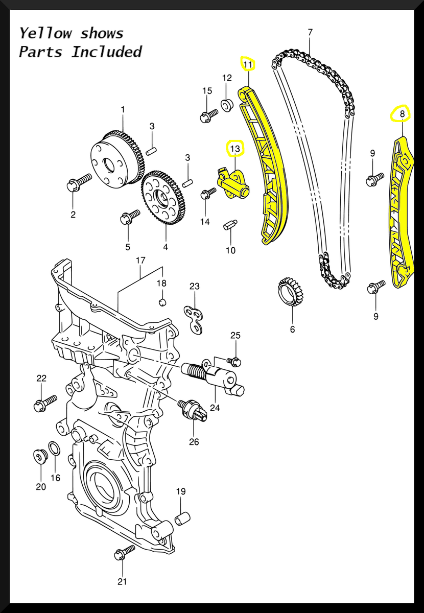 12710-78K00 CAMSHAFT INTAKE SUZUKI J24B FOR GRAND VITARA ESCUDO SX4 - View #6