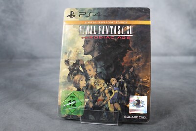 Final Fantasy XII The Zodiac Age Limited Steelbook Playstation 4 PS4 NEU Sealed