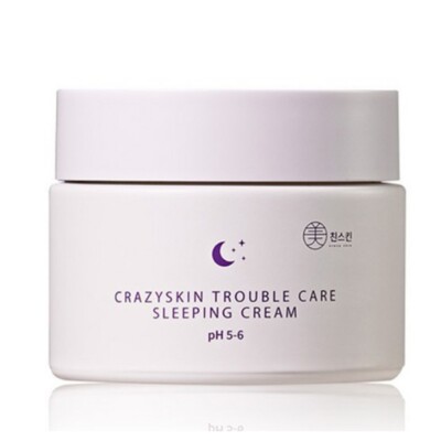 CRAZY SKIN Trouble Care Schlafcreme 50g Nachtcreme Korea Kosmetik