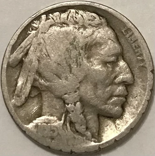 1915 D “Key Date” Indian Head Buffalo Nickel VG-F Very Good-Fine