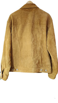 Vintage Men's John Baner Genuine Leather Motorcycle Biker Brown