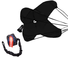 RJS RACING EQUIPMENT DRAG PARACHUTE SPRING LOADED BLACK DRAG CHUTE 7000301