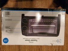 mainstays 4 slice black toaster oven