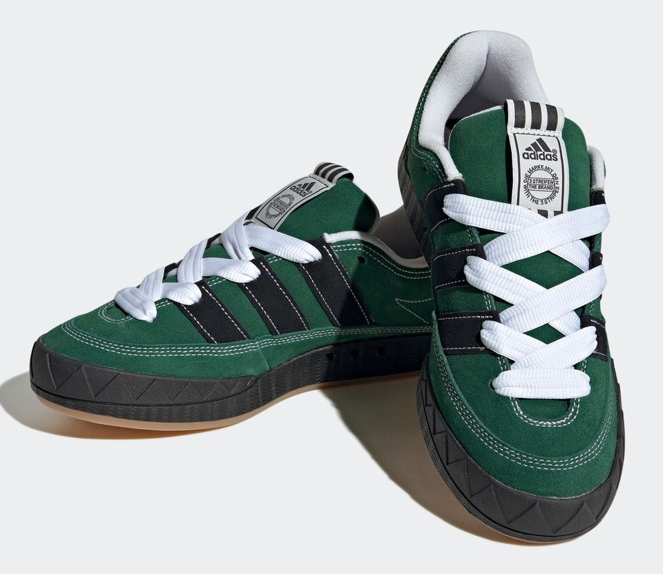 YNuK adidas Adimatic Dark Green Core Black Off White IE2164 US 9 - 11 ...