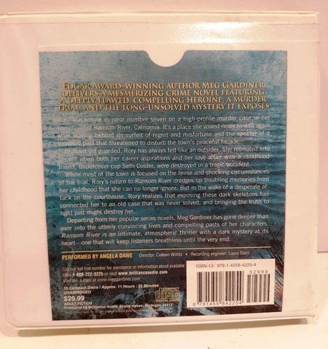 CD Audiobook Ransom River by Meg Gardiner 10 cds 9781455842254 - Picture 2 of 3