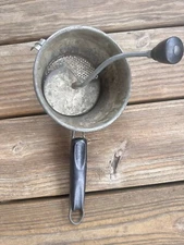 Vintage foley Food Mill Potato Masher Or Tomato Strainer