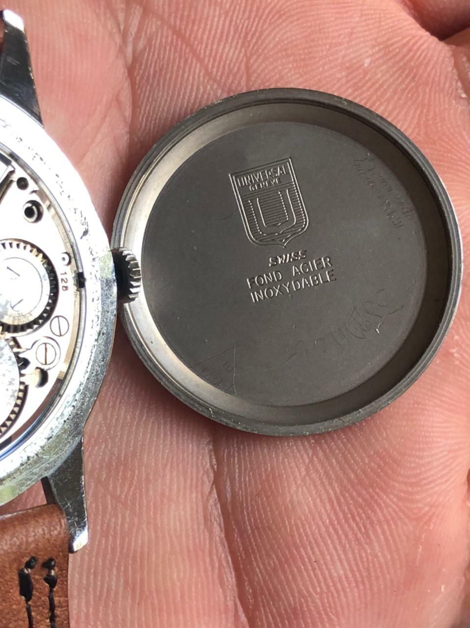 UNIVERSAL GENEVE HAND WIND SUB SECOND ORIGINAL CA… - image 7