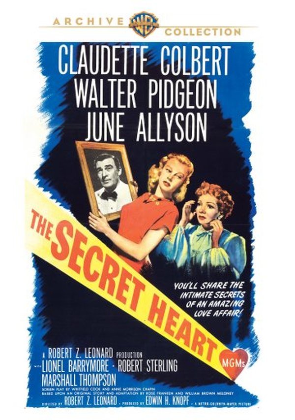 The Secret Heart DVD (1946) - Claudette Colbert, Walter Pidgeon