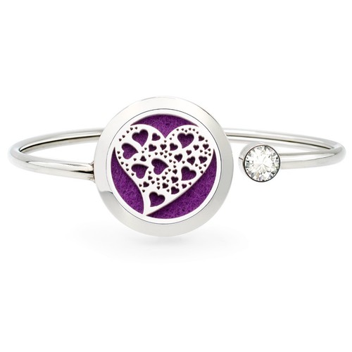 25mm  Rotatable Perfume Bangle Bracelet  Diffuser Essential Aromatherapy Locket - Picture 151 of 209