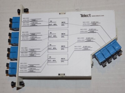 Telect 056-4828-6161 quad splitter 1/2 90/20