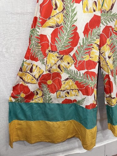 Vtg Women 20s 30s Tropical Hawaiian Beach Sportswear Pajamas Lounge Jumpsuit - Picture 11 of 19