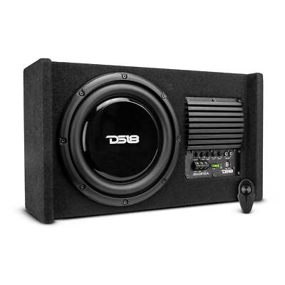 DS18 EN-DF10A 10'' Amplified Shallow Subwoofer Enclosure - Powered Subwoofer 500W