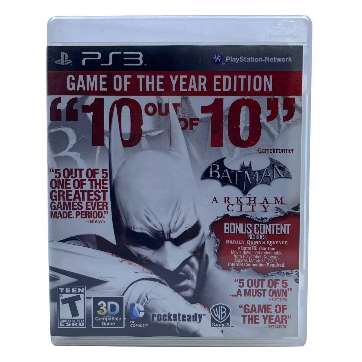 Ps3 Batman Arkham City Game of The Year Edition PlayStation 3 for sale  online