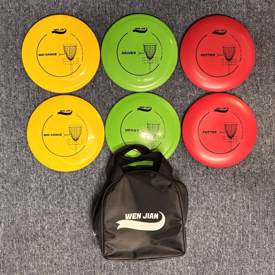 Disc Golf Starter Set. NEW. Driver, Mid Range, Putter w/ Bag Case - Image 2 of 4