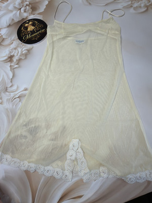 INFIORE ivory sheer Camisole size M lingerie top