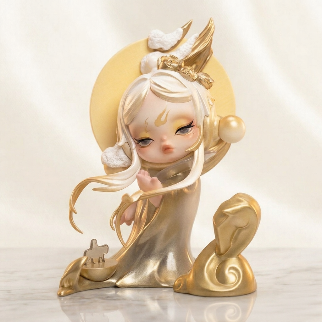 POP MART Skullpanda Wind Rider Special Version Golden Gallop