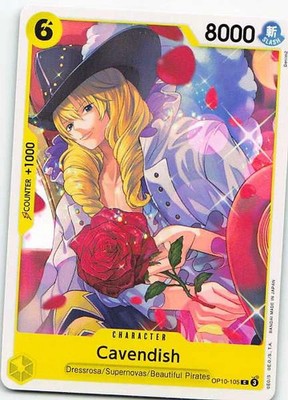 Cavendish OP10-105 One Piece Card Game Common NM One Piece TCG