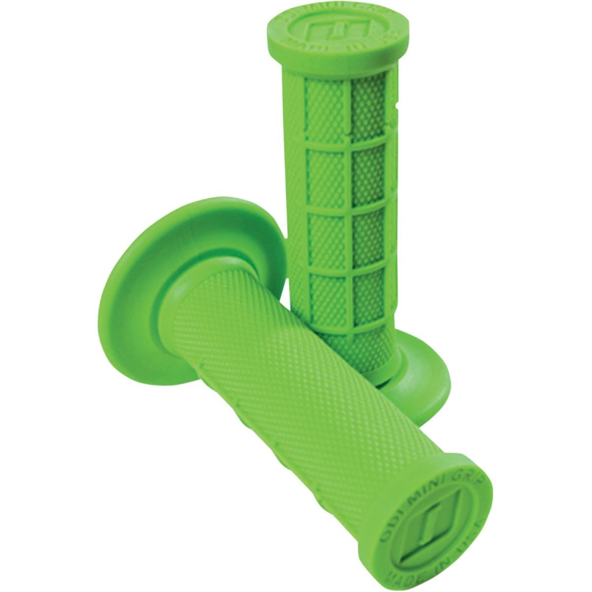 ODI Mini MX Half Waffle Grips Green
