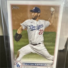 Topps 2022 Series 1 Clayton Kershaw #41 Los Angeles Dodgers Baseball Card MLB