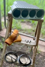 Vintage Cal Custom 564-A Hilborn Bug Catcher Scoop 4-Barrel Carb Intake