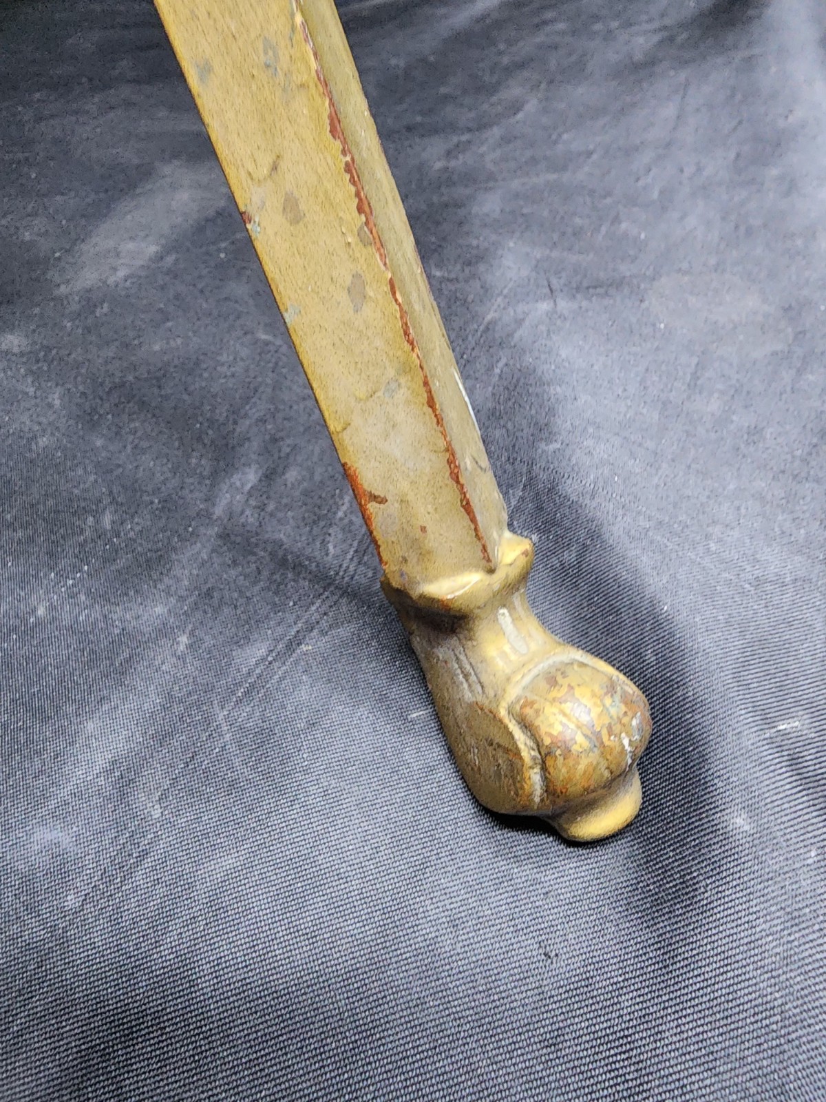 30" VICTORIAN SOLID BRASS AND ONYX PLANT STAND c1890 Green African Jade 