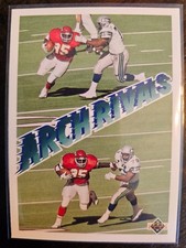 1991 Upper Deck Collector's Choice Christian Okoye/Jacob Green Arch Rivals #658