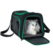 Quick-in Pet Carrier Bag for Cats Dogs. Airy Mesh Windows Let Fur-Kids See ...