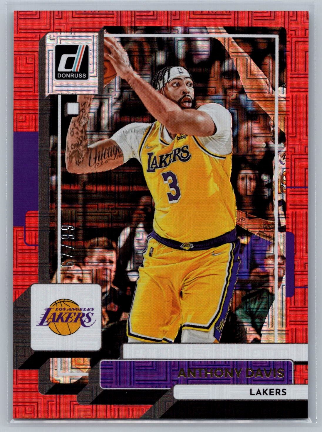 Anthony Davis 2022-23 Donruss Choice Red /99 #129