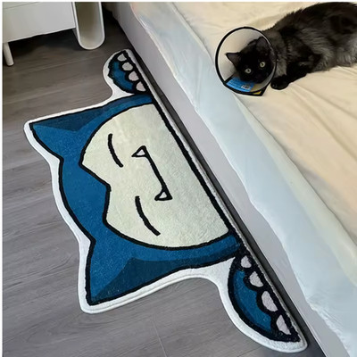 Pokemon Teppich Snorlax 80cm Antirutsch Kamera Gamer Anime