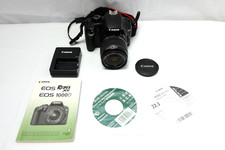 CANON EOS Rebel XS 1000D Digital SLR Camera w 18-55mm Lens  Charger,Batt Manual